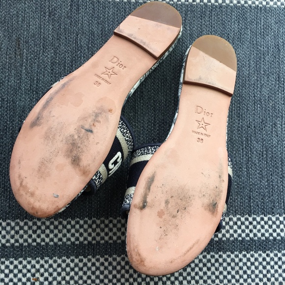 Dior Dway Slide in Navy - Picture 4 of 5